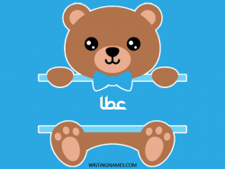 إسم عطا مكتوب على صور دبدوب مزخرف بالعربي